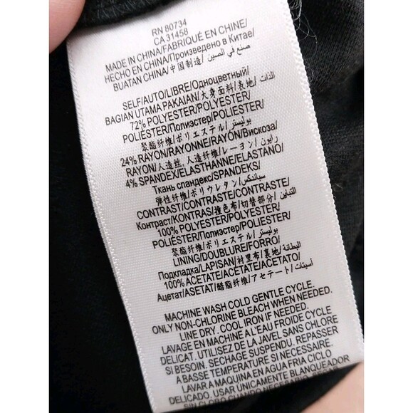 BCBGeneration Black Bodycon Sequin Open Back Mini Dress Formal Party Size 6 - Picture 10 of 10